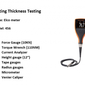 Coating Thickness Testing