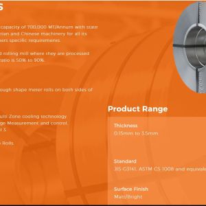 COLD ROLLED STEEL COILS