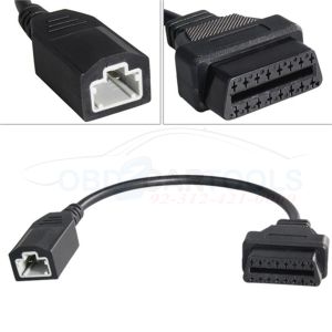 Audi Skoda VW 2×2 to 16 Pin OBDII Diagnostic Adaptor Cable
