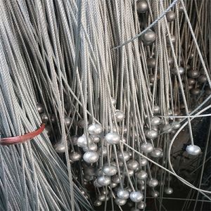 Throttle cable cast head wire core