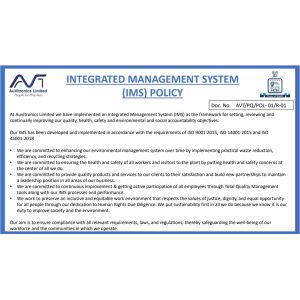 IMS Policy